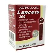 Advocate PetTest Twist Top Lancets (100)  - 30 Gauge
