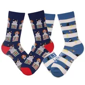 Animal Rescue Cat Crew 2 Pack Socks
