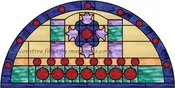 36 Arch D Stained Glass Window Film