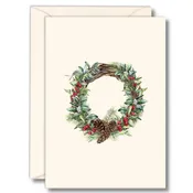 Animal Note Card Packs, Winter Wreath