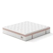 12" Firm Hybrid Mattress, Gel Memory Foam & Pocket Springs, Pressure Relief, Motion Isolation, Ergonomic Bed - White - King