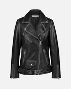 Berlin Black Oversized Leather Jacket