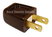 ADD-A-TAP, MALE PLUG, 10AMP, BROWN