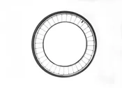 Bike Wheel Mirror 27"  - Steel Wheel — Bike Furniture Design