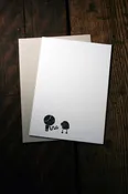 Black & White Robot Cards #2