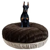 Godiva Brown Natural Bagel Bed