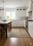 2' x 3' Natural & Ivory Warm Beige Braided Area Rug