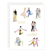 'All Love Is Beautiful... Yours Is Extra Special' - Wedding/Engagement Seed Card