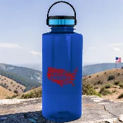 Baboon- Bulk Custom Printed 36oz Bottle with Grip Lid, MADE IN THE USA