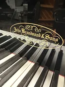 John Broadwood Antique Restored baby grand piano