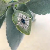 Oval London Blue Topaz Ring