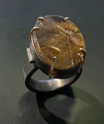 Rutilated Quartz Ring