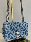 Burberry Mini Lola TB Sequin Embroidery Shoulder Bag