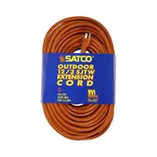 100 Foot Orange Heavy Duty Outdoor Extension Cord - 12/3 Ga. SJTW-3 Orange Cord With Sleeve - 13A-125V - 1625W - 4-Pack
