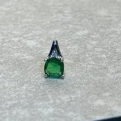 10K CZ Pendant