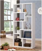 2658 35"x 71" Contemporary Espresso Bookcase $199.95