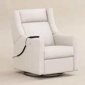 Babyletto Kiwi Deluxe Power Recliner & Swivel Glider with Heat and Massage