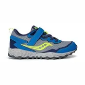 Big Kids' Saucony Peregrine KDZ A/C Grey / Royal