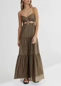 Addison Maxi Dress - Khaki