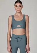 925 Fit Check It Out Aquamarine Sports Bra