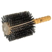 Round Brush with Cork Handle and Boar Bristle