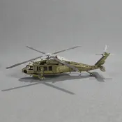 Black Hawk Helicopter 3D Metal Model Kit