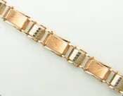 14K-RG+WG Retro Bracelet