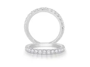 14K WHITE GOLD DIAMOND BAND W905N