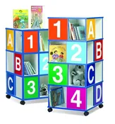 3-Tier "ABC/123" Book Browser by Gressco, 39400