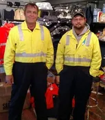 AmeriFire-AR AMFR-HVWPC Arc Rated FR Coverall, Hi Vis Class 2, 70E &amp; 2112 Compliant &amp; Rain Gear in One Garment