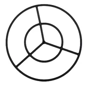 12" Dia Steel Fire Ring
