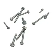 #10-12X1 1/2″,(FT) Type a Indent Hwh Unslot SELF-TAPPING Screws, Indent Hex Washer, Type A, Stainless 304