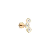 3 Round Diamond Piercing
