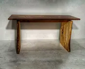 Walnut Slab Bench — Natural Edge Furniture
