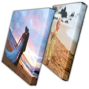 Canvas Mounted on Wooden Frames
