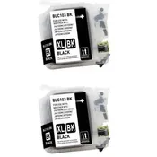 Brother LC103 / LC101 Black High-Yield Compatible Ink Cartridge Twin Pack