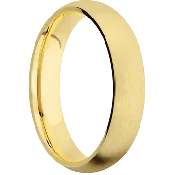 10K Yellow Gold + Satin Finish