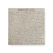 12"x12" Honey Do List Art Poster