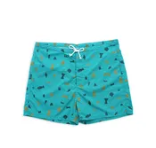 Shapes Board Shorts (Teal)