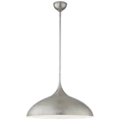 Agnes Pendant: Burnished Silver Leaf