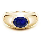 Alaric Lapis Lazuli and 18K Gold Signet Ring