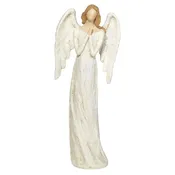 11.5" Angel with Praying Hands Resin Figurine