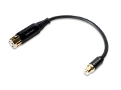 Balanced XLR to Unbalanced RCA Adapter Interconnect