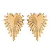 ATENEA Maxi Heart Earrings