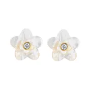 Azalea Stacked Stud - WT