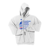 CAN Logo: Port & Company Hooded Sweatshirt - White