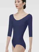 Wear Moi Arabesque Large Navy Leotard — La Luna &i