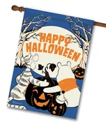 100 Acre Halloween Night – House Flag – 28″ x 40″