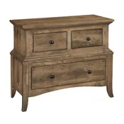Provence 3 Drawer Wide Nightstand