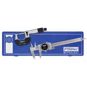 Black Dial Caliper and Micrometer Set
